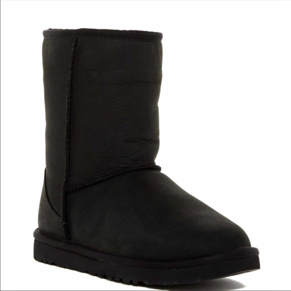 UGG classic leather boots black NEW - Picture 4 of 6
